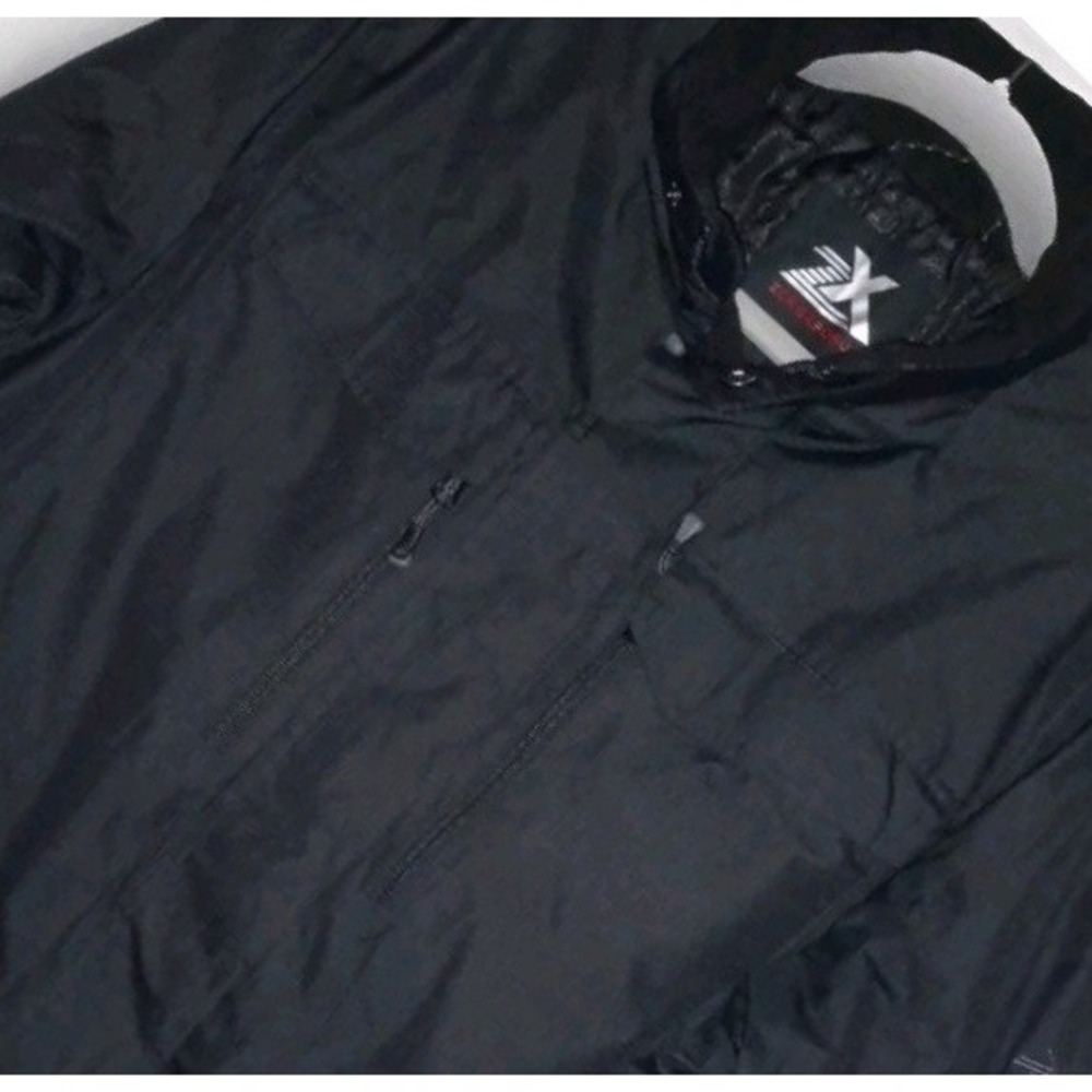 ZeroXposur Men's Black Nylon Zip Front Jacket Size Medium M